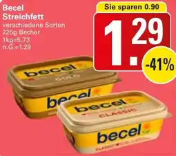 WEZ Becel Streichfett Angebot