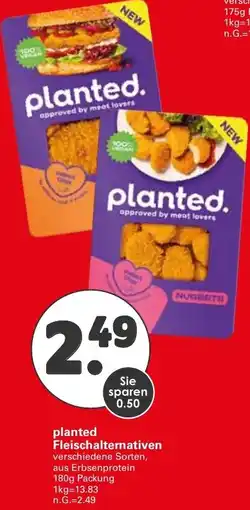 WEZ planted Fleischalternativen Angebot