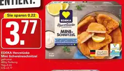 WEZ EDEKA Herzstücke Mini Schweineschnitzel Angebot