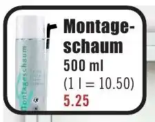 B1 Discount Baumarkt Montageschaum Angebot