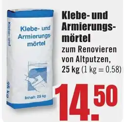 B1 Discount Baumarkt Klebe- und Armierungs mörtel Angebot