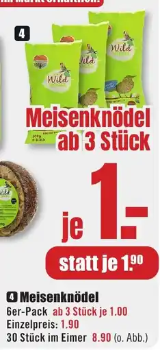 B1 Discount Baumarkt Wildvögel Meisenknödel Angebot
