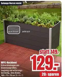 B1 Discount Baumarkt WPC-Hochbeet Angebot