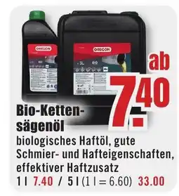 B1 Discount Baumarkt OREGON Bio-Kettensägenöl Angebot