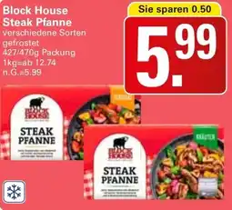 WEZ Block House Steak Pfanne Angebot