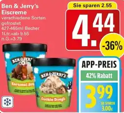WEZ Ben & Jerry's Eiscreme Angebot