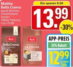 WEZ Melitta Bella Crema Angebot