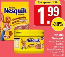 WEZ Nestlé Nesquik Angebot