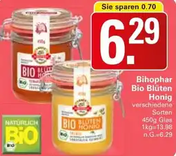 WEZ Bihophar Bio Blüten Honig Angebot