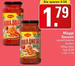 WEZ Maggi Saucen Angebot