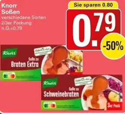 WEZ Knorr Soßen Angebot