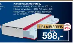 Möbel Inhofer Kaltschaummatratze Angebot