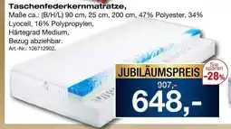 Möbel Inhofer Taschenfederkernmatratze Angebot