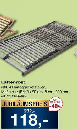 Möbel Inhofer Lattenrost Angebot