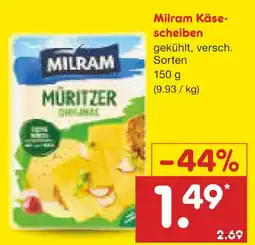 Netto Marken-Discount Milram käsescheiben Angebot
