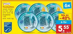 Netto Marken-Discount Dreimaster thunfischfilets Angebot