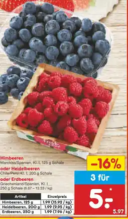 Netto Marken-Discount Himbeeren Angebot
