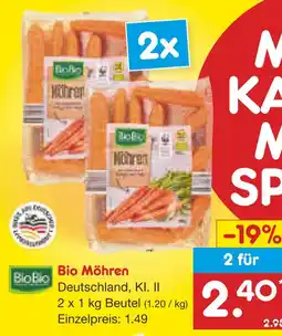 Netto Marken-Discount Biobio bio möhren Angebot