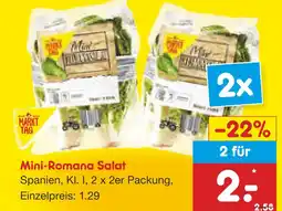 Netto Marken-Discount Markttag mini-romana salat Angebot