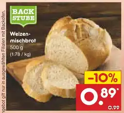 Netto Marken-Discount Backstube weizenmischbrot Angebot