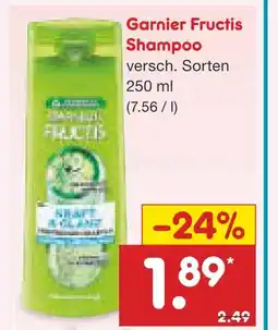 Netto Marken-Discount Garnier fructis shampoo Angebot
