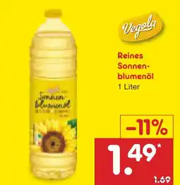 Netto Marken-Discount Vegola reines sonnenblumenöl Angebot