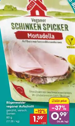 Netto Marken-Discount Rügenwalder veganer aufschnitt Angebot