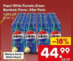 Netto Marken-Discount Pepsi white pomelo green bamboo flavor Angebot