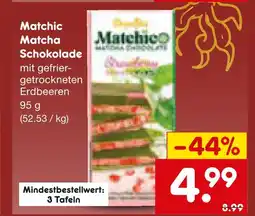 Netto Marken-Discount Matchic matcha schokolade Angebot
