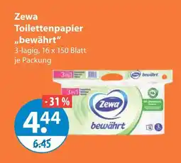V Markt Zewa toilettenpapier „bewährt“ Angebot