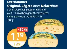 V Markt Leerdammer original, légere oder delacréme Angebot