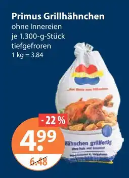V Markt Primus grillhähnchen Angebot