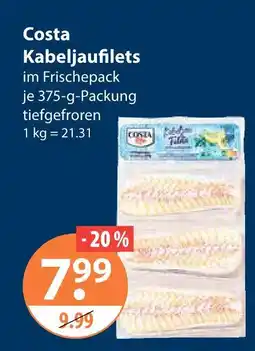 V Markt Costa kabeljaufilets Angebot