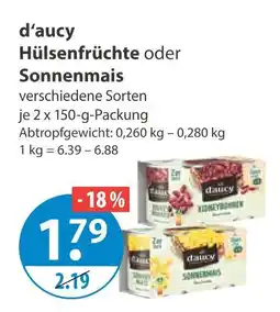 V Markt D’aucy hülsenfrüchte Angebot