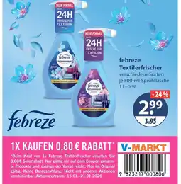 V Markt Febreze textilerfrischer Angebot