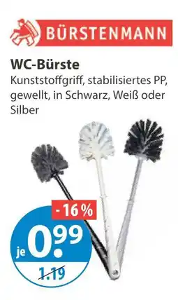 V Markt Bürstenmann wc-bürste Angebot