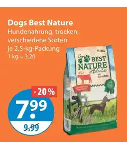 V Markt Dogs best nature hundenahrung, trocken Angebot