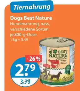 V Markt Dogs best nature hundenahrung, nass Angebot