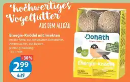 V Markt Donath energie-knödel mit insekten Angebot