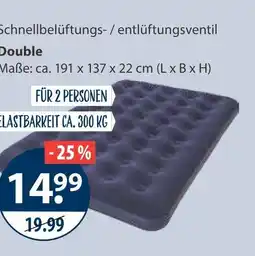 V Markt Schnellbelüftungs-/entlüftungsventil double Angebot