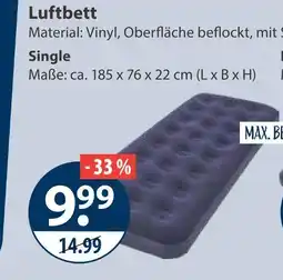 V Markt Luftbett single Angebot