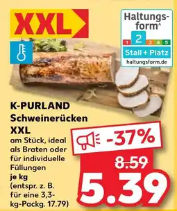 Kaufland K-purland schweinerücken xxl Angebot