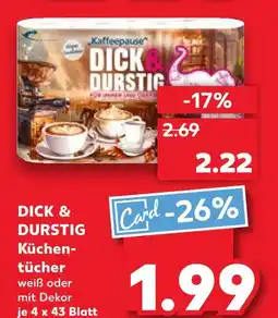 Kaufland Dick & durstig küchentücher Angebot