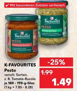 Kaufland K-favourites pesto tomate & rucola Angebot