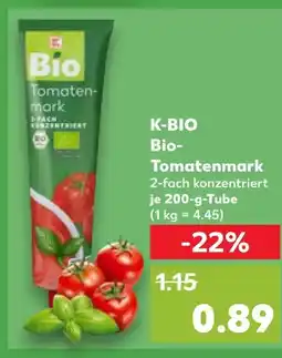 Kaufland K-bio bio-tomatenmark Angebot