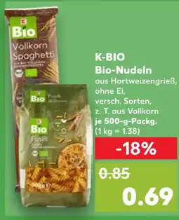 Kaufland K-bio bio-nudeln Angebot