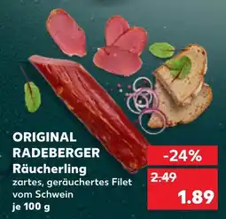 Kaufland Original radeberger räucherling Angebot