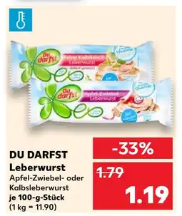 Kaufland Du darfst apfel-zwiebel leberwurst Angebot