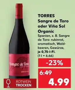 Kaufland Torres sangre de toro Angebot
