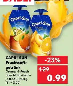 Kaufland Capri-sun orange & peach Angebot
